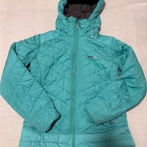 Women's Teal Quilted Jacket